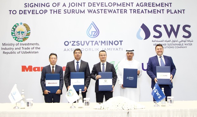 Image for Strategic Consortium Led By Abu Dhabi Sustainable Water Solutions Company Signs Agreement To Develop Largest Waste Water Treatment Plant In Uzbekistan