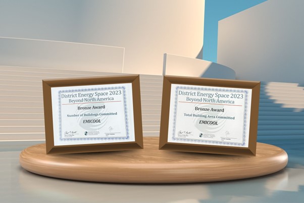 Image for Emicool Receives District Energy Space Award 2023 For Excellence In Sustainable District Cooling Solutions