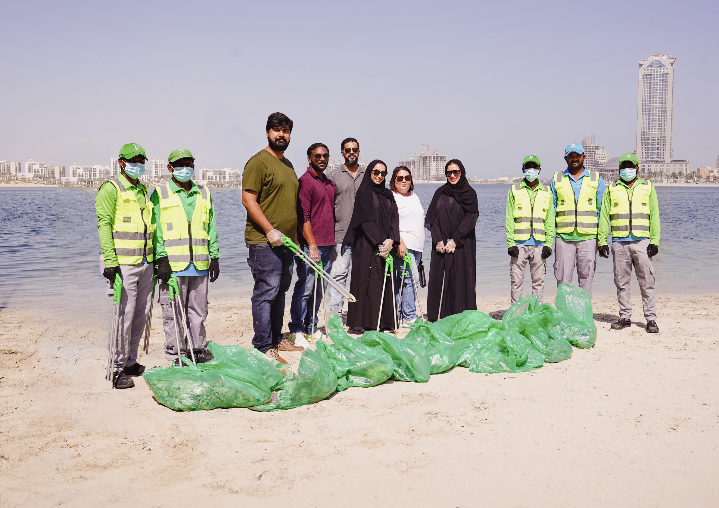 Image for World Cleanup Day: Sharjah Sustainable City, Sharjah City Municipality, And BEEAH Team Up For Beach Cleanup Initiative