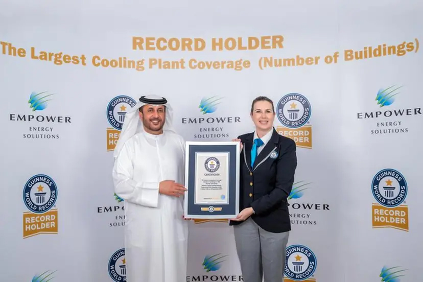 Image for Empower Achieves The Second Guinness World Record For Largest Cooling Plant Coverage For It’s Business Bay District Cooling Project