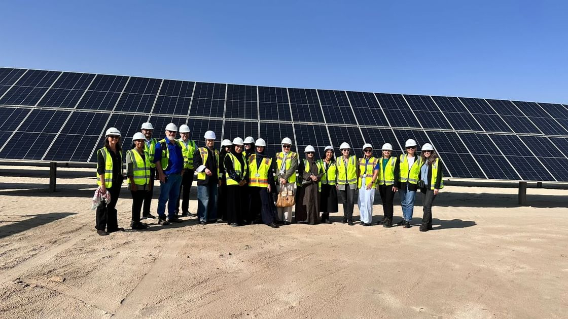 Image for Al Dhafra Solar Power Park Hosts CCI France UAE Members